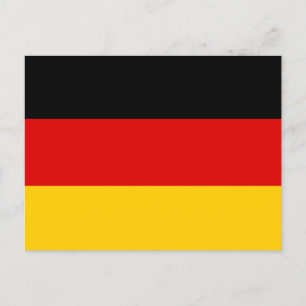 Duitsland Flag Deutschland Patriotic German Briefkaart