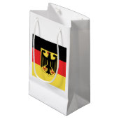 Duitsland Flag Emblem Klein Cadeauzakje (Voorkant Gekanteld)