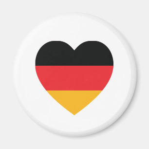 Duitsland Flag Heart Fridge Magnet Magneet