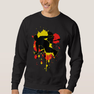 Duitsland Flag Snowboarder German Snowboarding Trui