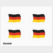 Duitsland Flag Sticker (Vel)