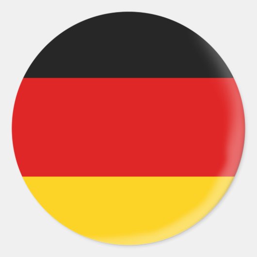 Duitsland Flag Sticker (Voorkant)