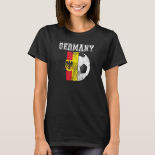 Duitsland Flag Voetbal Football T-shirt