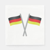 Duitsland Flags Napkins Servet (Voorkant)