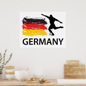 Duitsland Football Poster (Keuken)