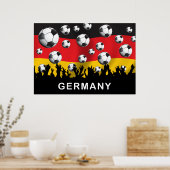 Duitsland Football Poster (Keuken)