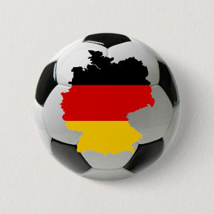 Duitsland football ronde button 5,7 cm