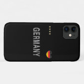 Duitsland Football Ventian Shirt Heart Case-Mate iPhone Case (Achterkant (horizontaal))