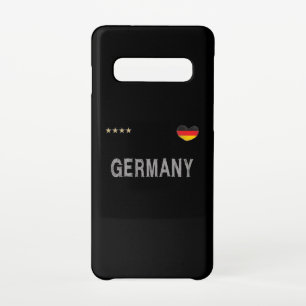 Duitsland Football Ventian Shirt Heart Samsung Galaxy S10 Hoesje