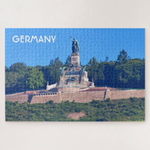 Duitsland: Germania standbeeld, Rudesheim Legpuzzel