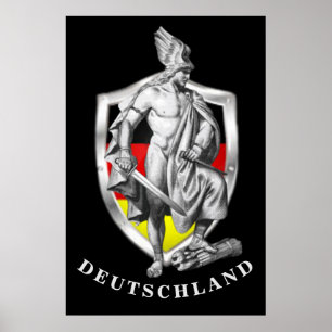 Duitsland Germany Hermann Arminius Poster