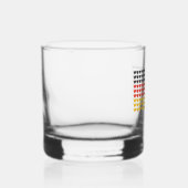 Duitsland HARTEN VLAG Rocks Glass Whisky Glas (Rechts)