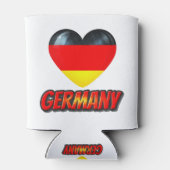 Duitsland Heart Blikjeskoeler (Achterkant)