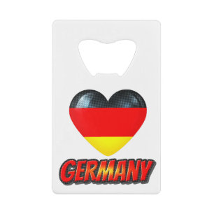 Duitsland Heart Kredietkaart Flessenopener