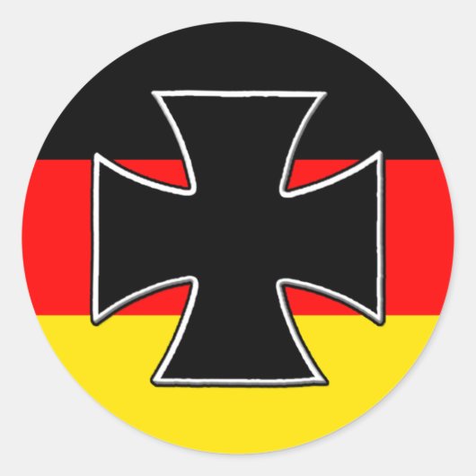 Duitsland IJzeren Kruis Sticker (Voorkant)