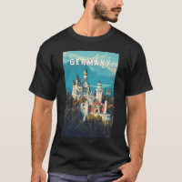 Duitsland Illustratie Reizen Art Vintage