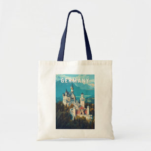 Duitsland Illustratie Reizen Art Vintage Tote Bag