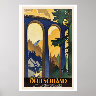 Duitsland in het Zwarte Woud Germany in Zwarte Wou Poster