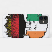 Duitsland - Irish Tree Roots Flag Case-Mate iPhone Case (Achterkant (horizontaal))
