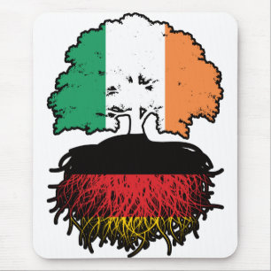 Duitsland - Irish Tree Roots Flag Muismat