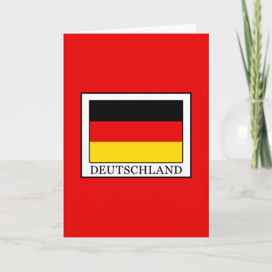 Duitsland Kaart (Voorkant)