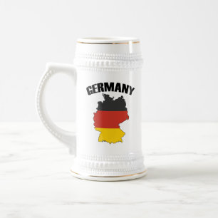 Duitsland - Kaart - Duitse vlag - Duits reizen Bierpul