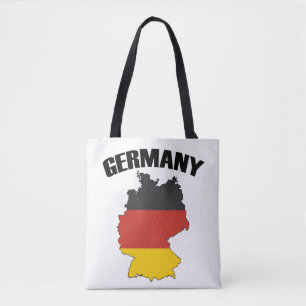 Duitsland - Kaart - Duitse vlag - Duits reizen Draagtas