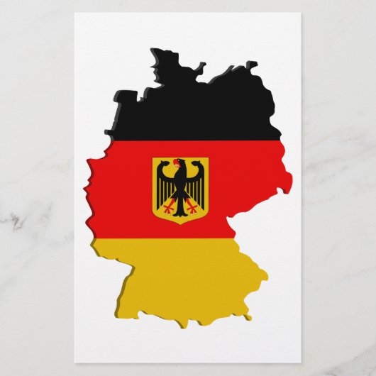 Duitsland-kaart Flyer (Voorkant)