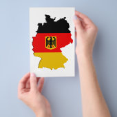 Duitsland-kaart Flyer (Hand)