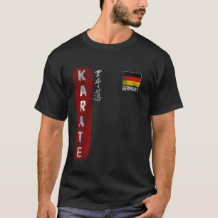 Duitsland Karate Duitse vlag Kyokushinkai Dojo kan T-shirt