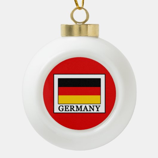 Duitsland Keramische Bal Ornament (Voorkant)