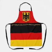 Duitsland Koken, Duitse vlag Chefs keuken Schort (Voorkant)