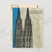  Duitsland, Koln Cathedral Briefkaart (Voorkant / Achterkant)
