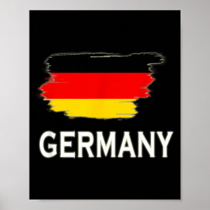 Duitsland Land Duitse Vlag Voor Mannen Vrouwen Kin Poster