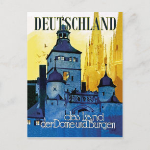 Duitsland, land van kastelen, reisnostalgie briefkaart