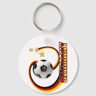 Duitsland logo van het gemengde voetbal sleutelhanger