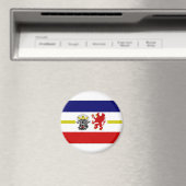 Duitsland Mecklenburg Vlag Alternate Magneet (Insitu (Vaatwasser))
