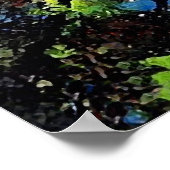 Duitsland, middeleeuws kasteel in Frankfurt, rivie Poster (Hoek)