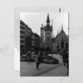  Duitsland München Kerk Marienplatz Briefkaart (Voorkant / Achterkant)