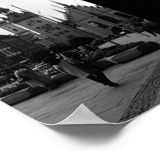 Duitsland München Kerk Marienplatz Poster (Hoek)