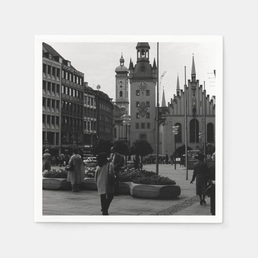 Duitsland München Kerk Marienplatz Servet (Voorkant)