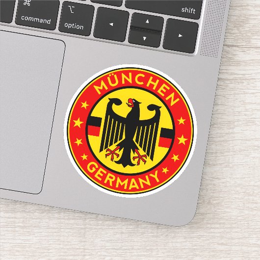Duitsland, München Sticker (Detail)