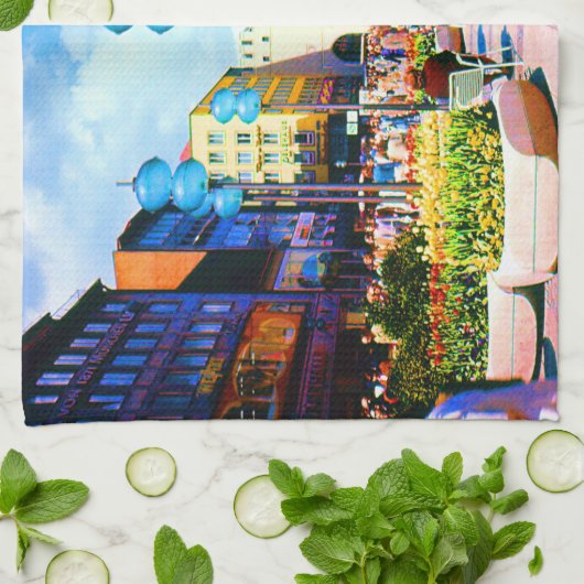 Duitsland München Towngate Karistor Theedoek (Gevouwen)