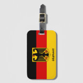 Duitsland National Flag Patriotic Bagagelabel (Voorkant (verticaal))