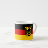 Duitsland National Flag Patriotic Espresso Kop (Voorkant rechts)