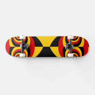 Duitsland nationale vlag kleuren prachtige toevoeg skateboard