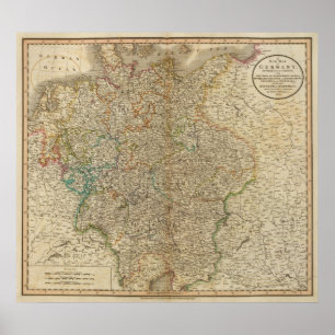 Duitsland, Oostenrijk, Bohemen Poster