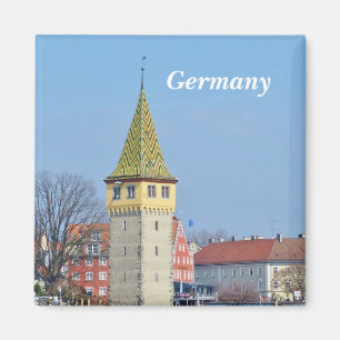 Duitsland - Oude Vuurtoren in Lindau Magnet Magneet