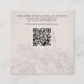 Duitsland Paspoort bruiloft QR Informatiekaartje (Voorkant)