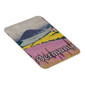 Duitsland  Platteland reisposter Magneet (Rechterzijde)